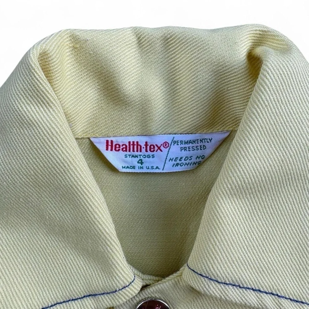 Vintage Kids Yellow Jean Jacket
